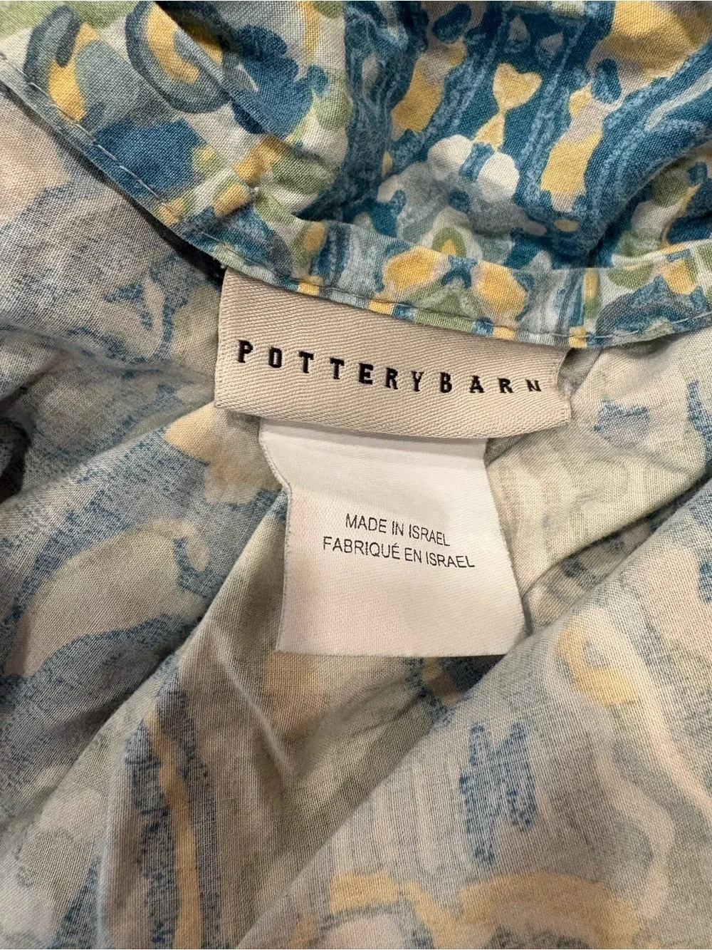 Pottery Barn stylish paisley